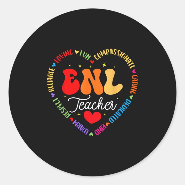 Adesivo Enl Professora Esquadrão Inglês Nova Língua - Trip (Frente)