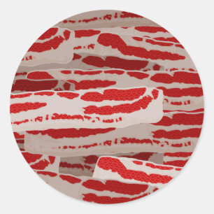 Adesivo Enrole Em Bacon!