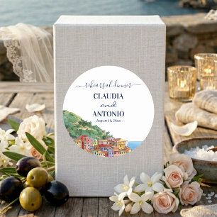 Adesivo Ensaio de Jantar de Casamento na Riviera Italiana