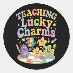 Adesivo Ensinando Lucky Charms Professor Dia de São Patríc