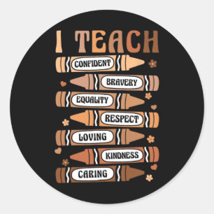 Adesivo Ensine Melanin Afro African Black History Month Te