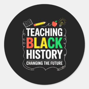 Adesivo Ensino de História Negra Mudando o Futuro Educador