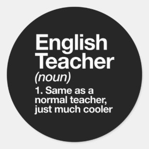 Adesivo Ensino Inglês Definição De Professores Diversão De