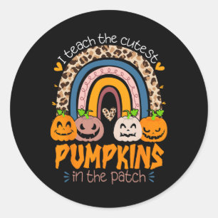 Adesivo Ensino Os Pumpkins Mais Bonitos No Patch Retro Tea