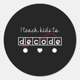 Adesivo Ensino Para Decodificar Ciência Da Leitura