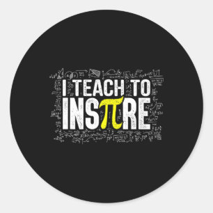 Adesivo Ensino Para Inspirar O Professor De Matemática Eng