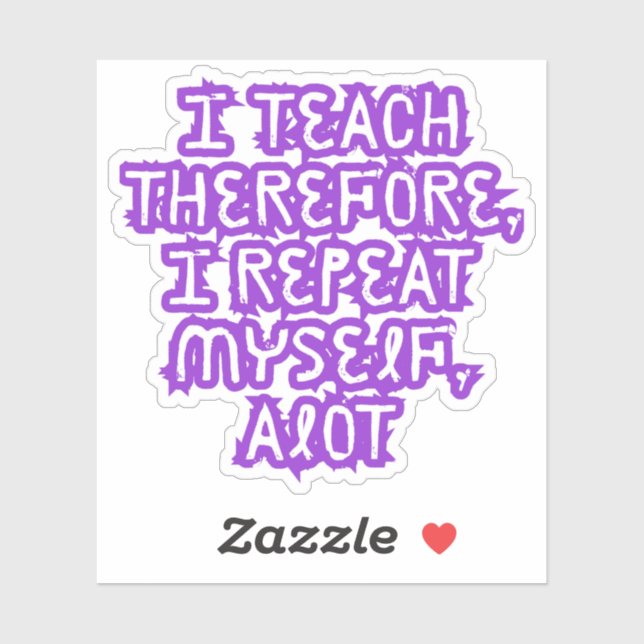 Adesivo Ensino Por Isso, Repetirei-Me. (Folha)