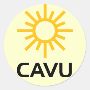 Adesivo + ensolarada CAVU da aviação