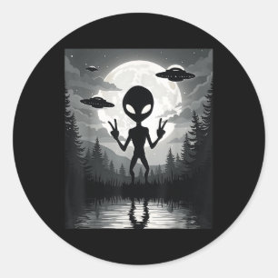 Adesivo Ento Cósmico Ufos Extraterrestre Ufos Alienígena E