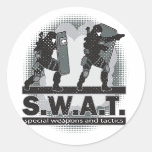 Adesivo Entrada da equipa SWAT