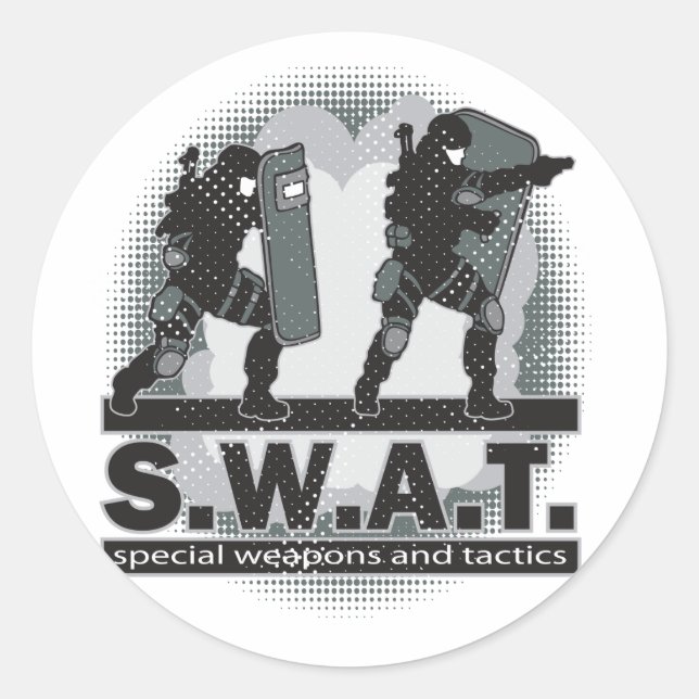 Adesivo Entrada da equipe SWAT (Frente)