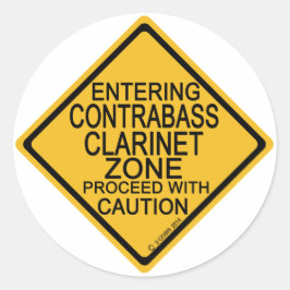 Adesivo Entrando na zona Clarinet do Contrabass