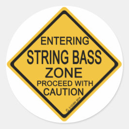Adesivo Entrando na Zona de Bass de String