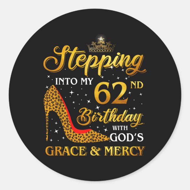 Adesivo Entrando No Meu 62º E 62 (Frente)