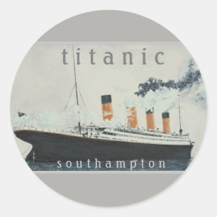 Adesivo Entrega da Linha White Star do Partido TITANIC