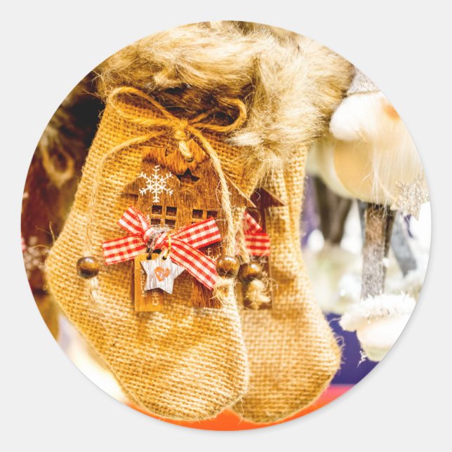 Adesivo Entrega Especial De Natal De Papais noeis (Frente)