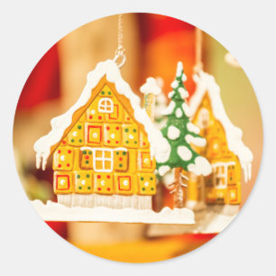 Adesivo Entrega Especial de Natal de Papais noeis Clássico