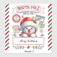 Entrega Especial de Natal de Snowman de Sant