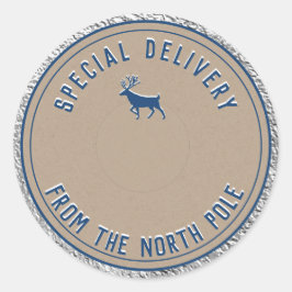 Adesivo Entrega Especial Do Polo Norte