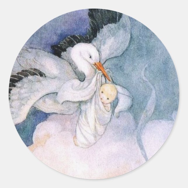 Adesivo Entrega Especial Novo Bebê (Frente)