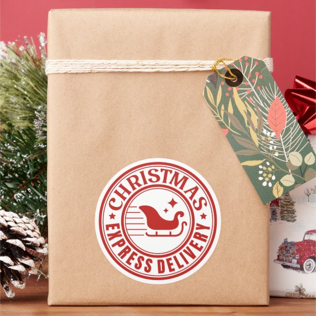 Adesivo Entrega Expressa de Natal (Feriado)