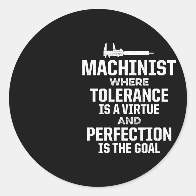 Adesivo Entusiasta de Ferramentas de Operador de Máquina M (Frente)