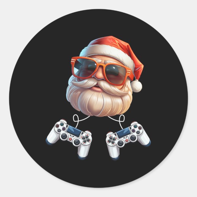 Adesivo Entusiasta de jogos de jogos de jogos com controla (Frente)