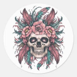 Adesivo Envelope Caveira Artes e Artesanatos de Halloween