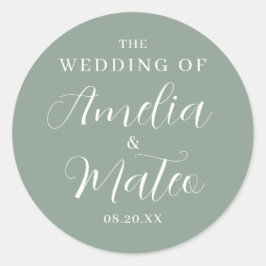 Adesivo Envelope de Caligrafia Elegante