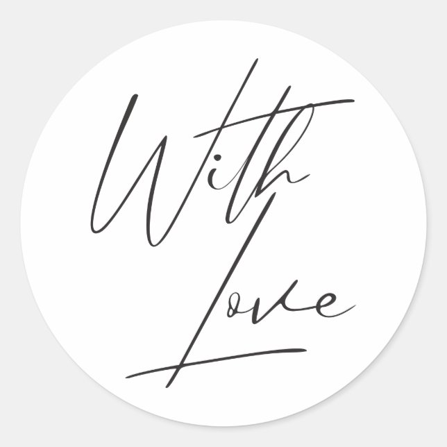 Adesivo Envelope de Casamento de Cores Personalizados da C (Frente)