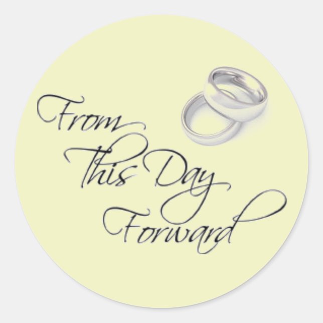 Adesivo Envelope de Casamento e selos para presentes (Frente)