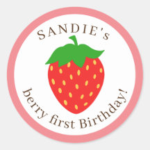 Envelope de convite para morangos