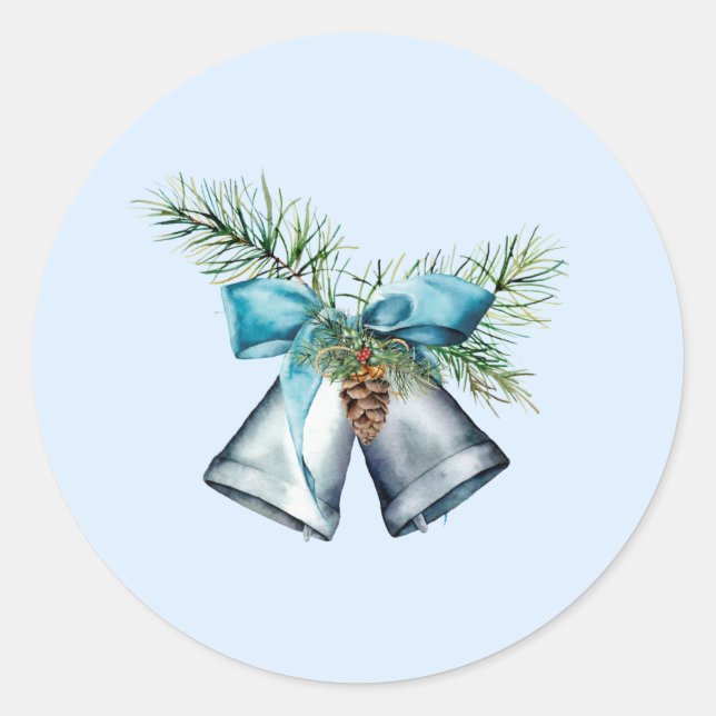 Adesivo Envelope de correspondência "Cabina na Neve" (Frente)