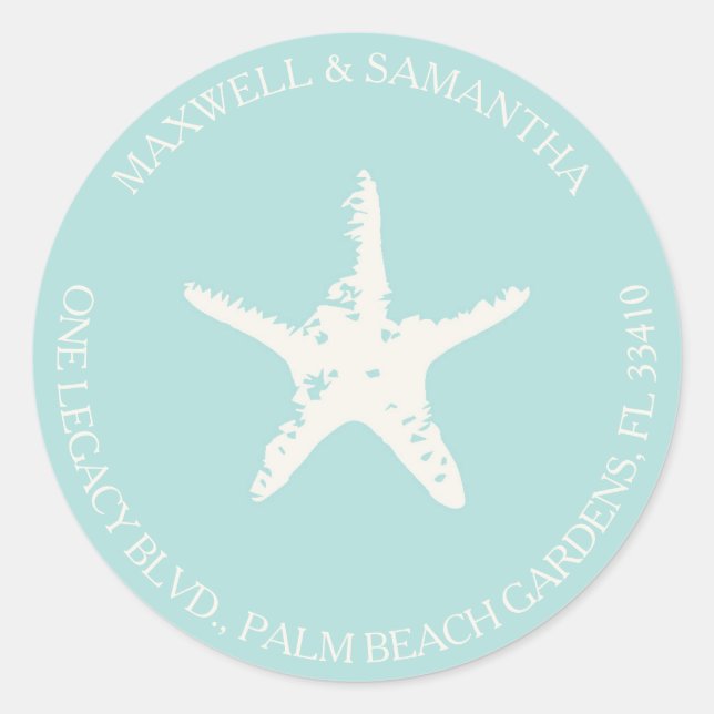 Adesivo Envelope de Endereço de Devolução Casamento de Pra (Frente)