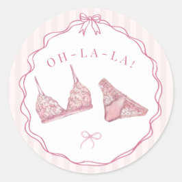 Adesivo Envelope de festa de Despedida de Solteira com chu