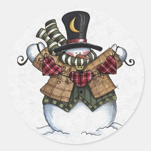 Adesivo Envelope de Natal (Frente)