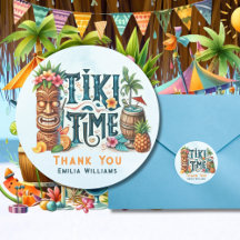 Envelope de presente personalizado do partido TIKI