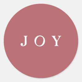 Adesivo Envelope de script JOY ou Quebra de presente rosa