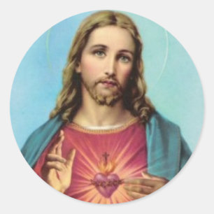 Adesivo Envelope do Papel de carta do Cristo Jesus Sagrado