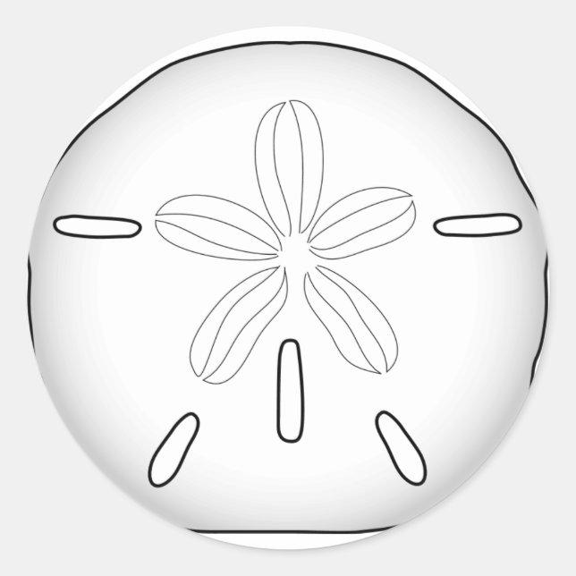 Adesivo Envelope Dólar de areia (Frente)