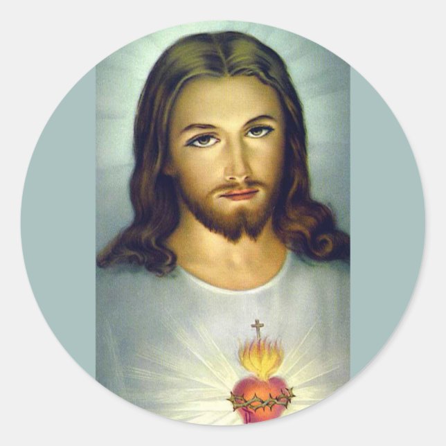 Adesivo Envelope Sacro Coração Jesus Cristo (Frente)