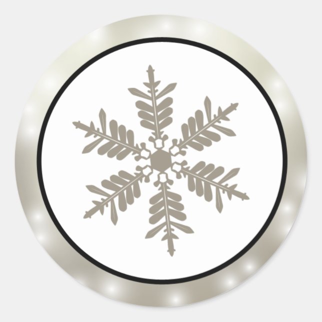 Adesivo Envelope Seal Silver Natal de 20 - 1,5" (Frente)