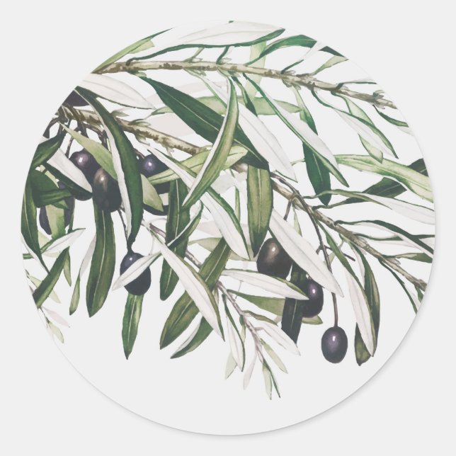 ADESIVO ENVELOPE SEAL STICKER : VINTAGEM BRANCA DE AZEITE (Frente)