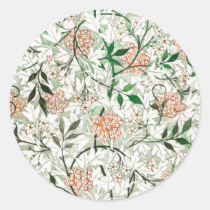 ADESIVO ENVELOPE SEAL STICKER : WILLIAM MORRIS : JASMINE