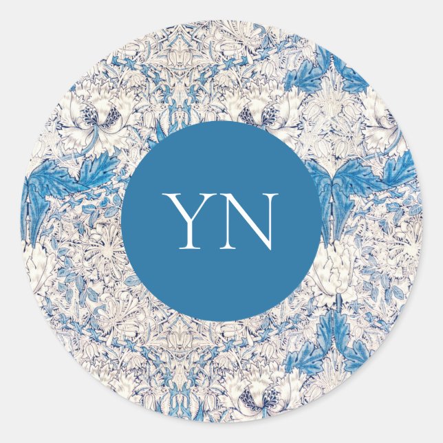 ADESIVO ENVELOPE SEAL : WILLIAM MORRIS : HONEYSUCKLE (Frente)