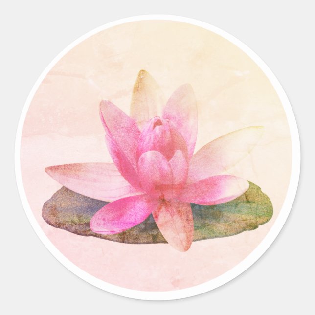 ADESIVO ENVELOPE SINALIZADOR: PINK LOTUS (Frente)