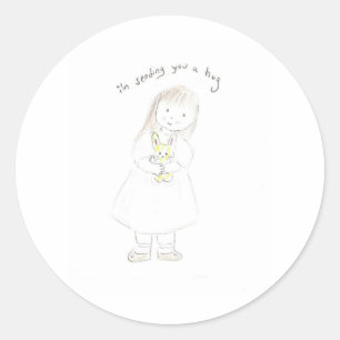 Adesivo Enviando um abraço