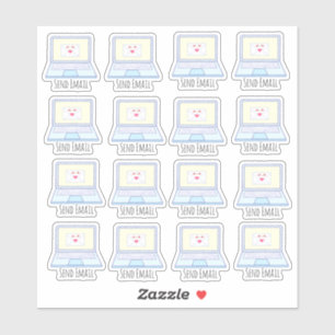 Adesivo Enviar Computador do Laptop de Correio Eletrônico