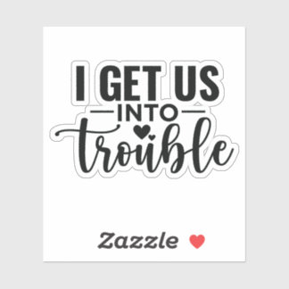 Adesivo Envolvo-nos em Problemas