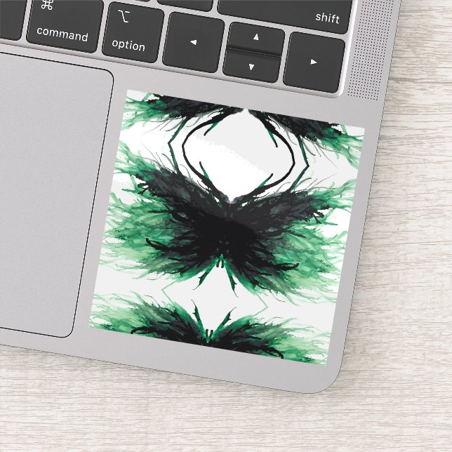 Adesivo Envy Abstract 7 Deadly Sins Alcohol Ink Art (Detalhe)